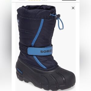 Sorel Kids Flurry Weather Resistant Snow Boots SZ 4